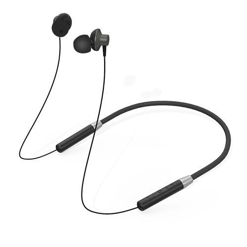 Lenovo bluetooth Magnetic Neckband Headphones IPX5 Waterproof Wireless Sport Earphone Noise Cancelling Headset with Mic – Black