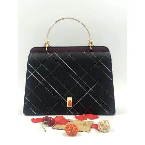 Generic Faux Leather Tote Handbag – Black	