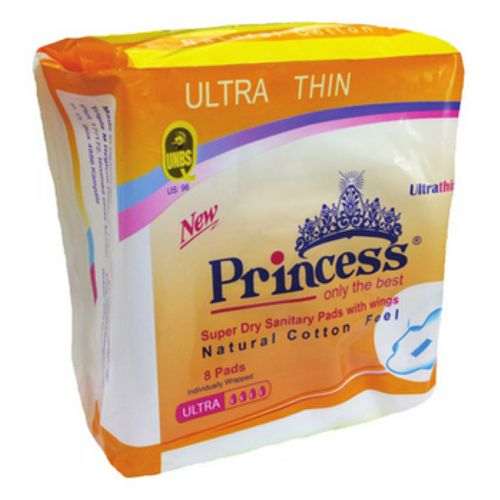 Princess Ultra Thin Sanitary Pads – White