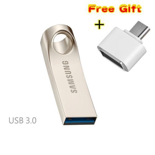 Samsung Flash Disk Drive 128GB WIth Free OTG – Silver	