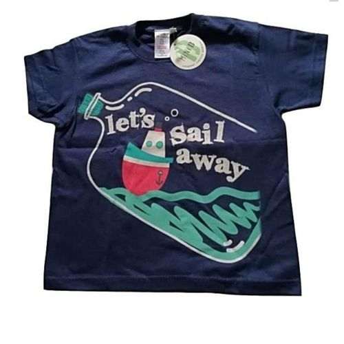 Generic Boys BHS Mini B Let’s Sail Away T-Shirt – Navy Blue