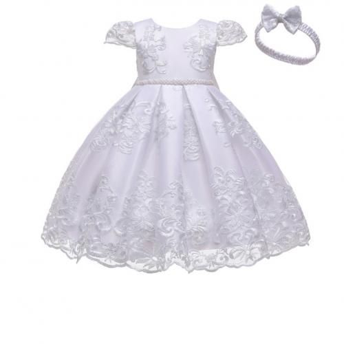 Generic New Design Lace Party Princess Dress, White	