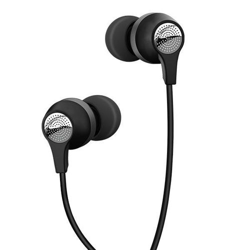 Voice Strong Bass Earphones With Mic – Black