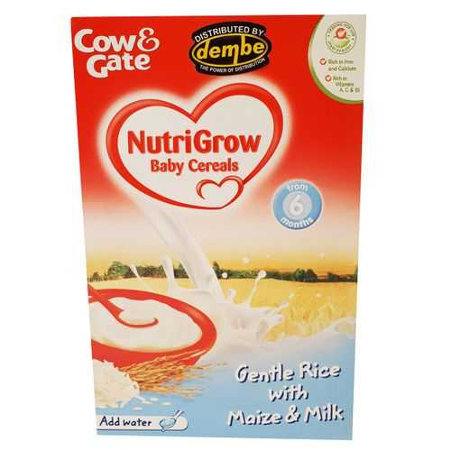 Cow & Gate Baby Cereal Gentle Rice With Maize & Milk – 200gms
