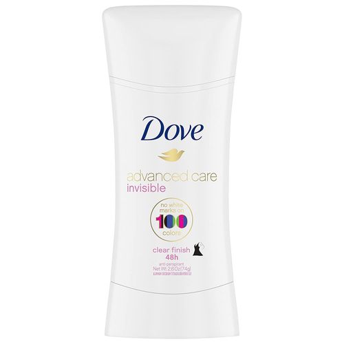 Dove Invisible Advanced Care Antiperspirant Deodorant, Clear Finish, 2.6 Oz (US)