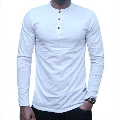 Other Men’s Long Sleeved Casual T-shirt – White