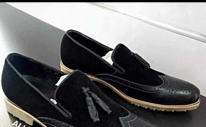 Men’s Casual Driving Loafer Shoes-color-Black	