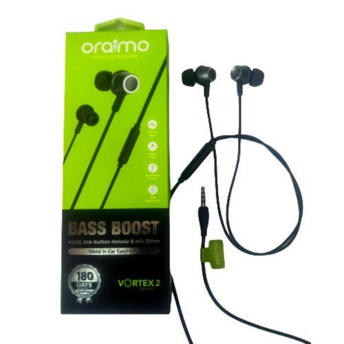 Oraimo Vortex 2 OEP-E37 Bass Boost Metal In-Ear Earphones