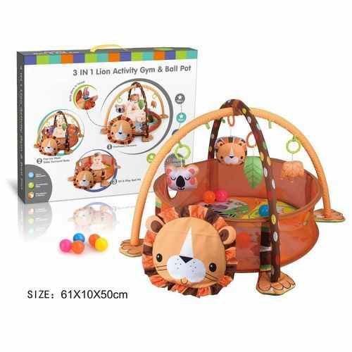 Generic 3 in 1 Lion Activity Gym & Ball Pit	
