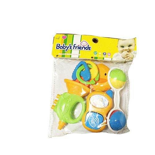 Other Baby Rattles (5 pcs)- Multicolor	