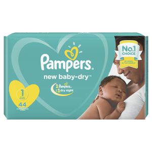 Pampers High Count S1 (2-5Kg) – 44s	