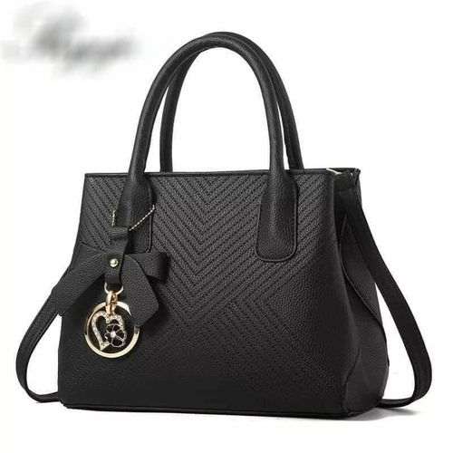 Generic Leather Tote Handbag – Black	