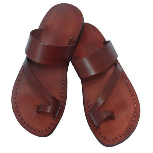 Generic Men’s Faux leather Craft Sandals – Brown	