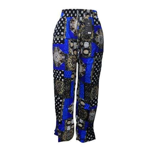 Agelex DLargge Women’s Floral Free Pants – Blue