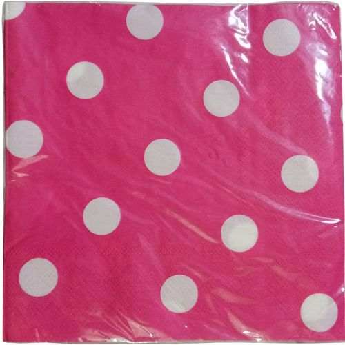 Generic Napkin Serviettes / Tissues (pack has 25 sheets) Pink	