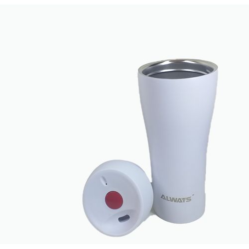 Always Stainless Steel Travel Mug, 0.5L – White