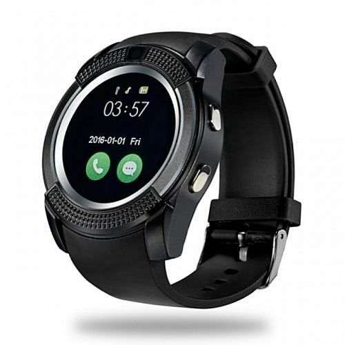 Original Accessories V8 Series Smart Watch With Sim card and Bluetooth – Black