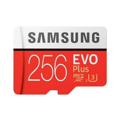 Samsung 256GB Memory Card – Red White