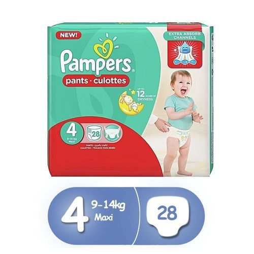 Pampers Pants High Count S4 (9 -14Kg) – 28pcs.Maxi	