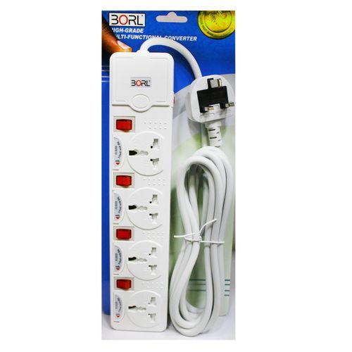 4 Ways BL-144 Heavy Duty Extension Socket- Surge Protected –