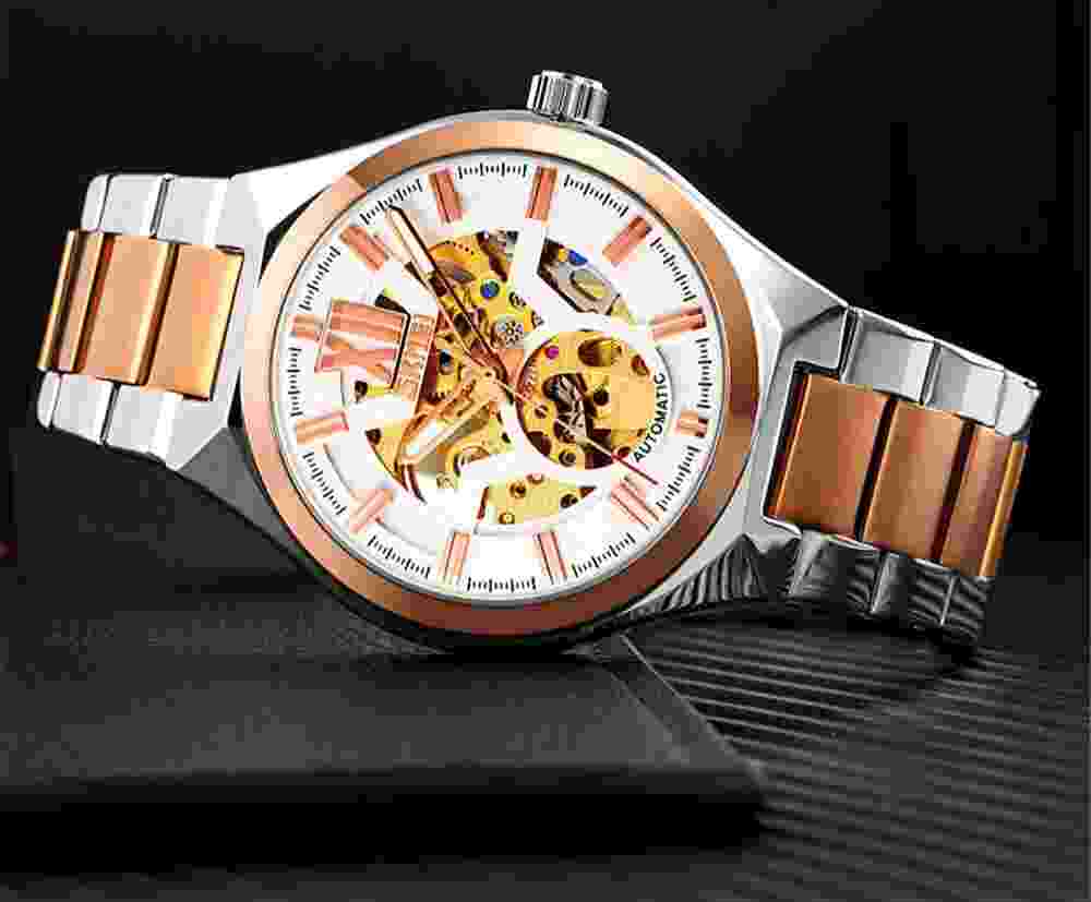 Hot Selling SKMEI 9258 Stainless Steel Band Japan Mov't Luxury Automatic Wrist
