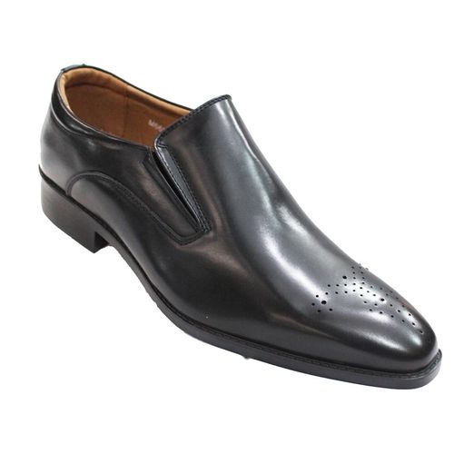 Generic Perforated Slipon Shoes – Black