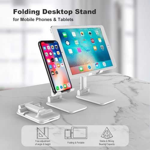 Generic Desktop Mobile Phone Stand – White