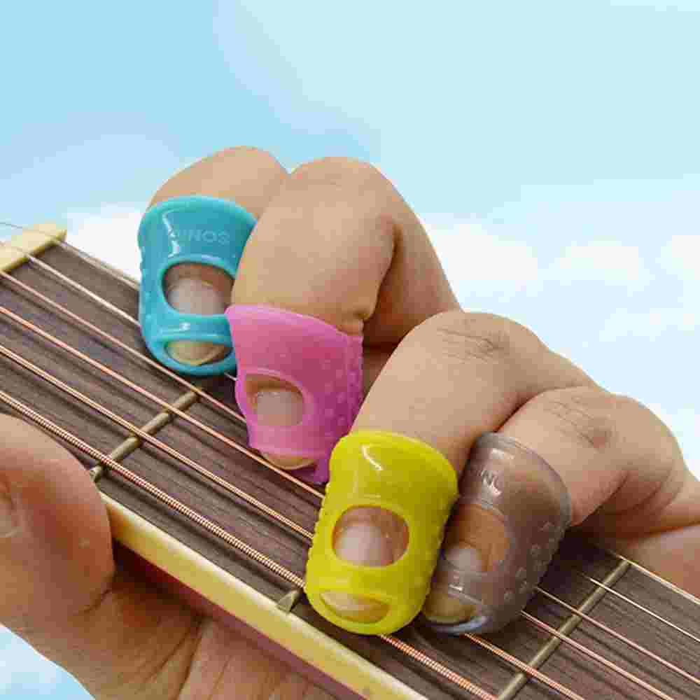 Guitar Fingertip Protection Covers Caps 4pieces