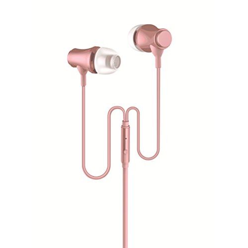 Generic Metal Stereo Earbuds – Pink