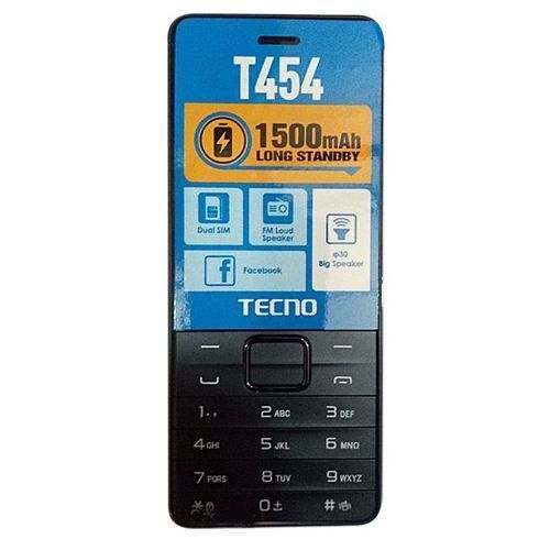 Tecno T454 Dual Sim,2.8″ 4MB RAM 4MB ROM,500mAH – Black	
