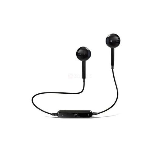 Generic Sports Bluetooth Sound Bass in Earphones With Mic – Black