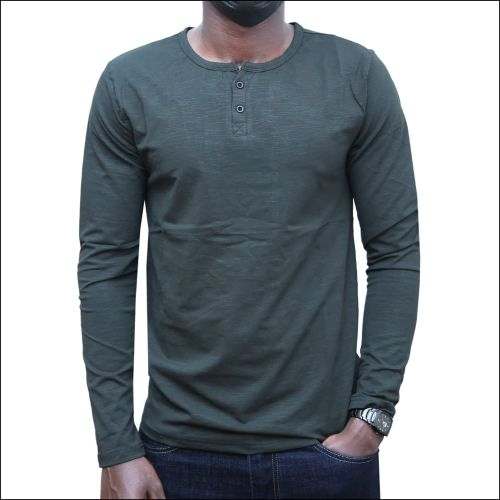 Other Men’s Long Sleeved Casual T-shirt – Dark Grey