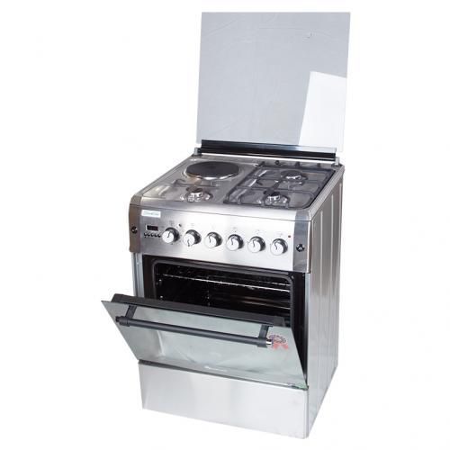 Blueflame 3 Gas Burners + 1 Electric Hot Plate) 60*60 – Silver