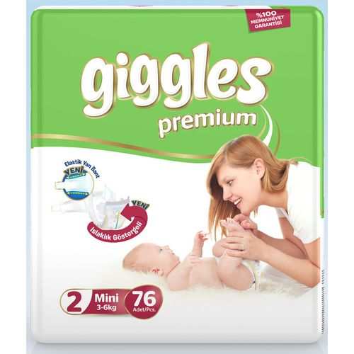Baby Diaper Size 2 (3-6 Kgs) Jumbo 76 pcs	