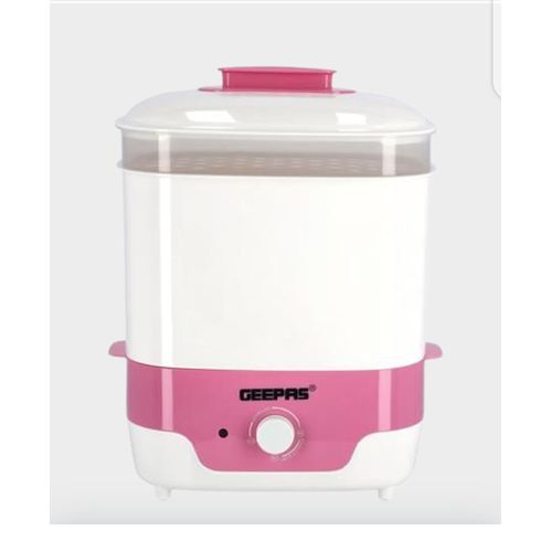Geepas Electric Baby Bottle sterilizer Feeding Cups Warmer – Pink