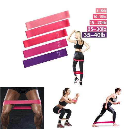 Generic 5Pcs Training Fitness Exercise Strength Bands Expander Sport	