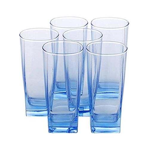 Luminarc 6 Piece Juice/Water Glasses,Blue.