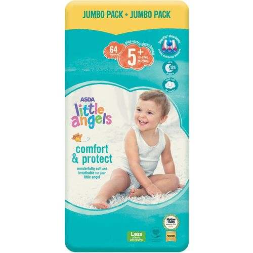 LITTLE ANGELS Comfort & Protect Diapers Size 5+ Jumbo	