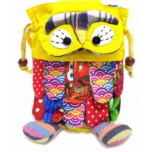 Generic Owl Cloth Gift Bag – Yellow