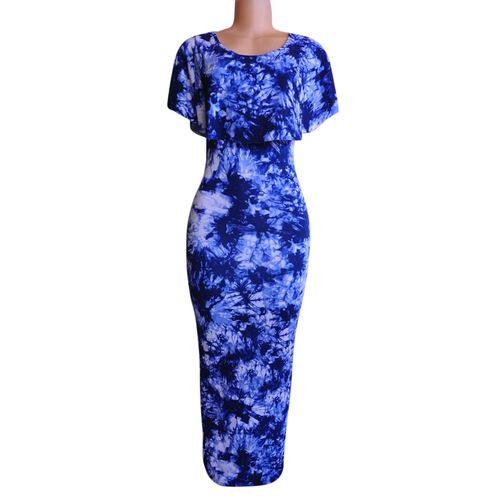 Agelex DLargge Ladies Tie & Dye Design Dress – Multi-color	