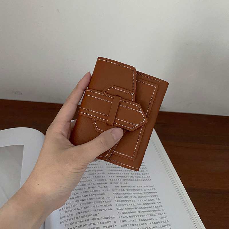 Brown mini purse for women