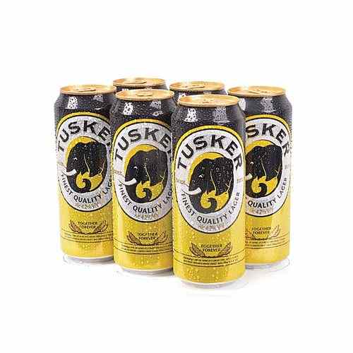 Tusker 6 Pack Tusker Canned Beer – 500ml