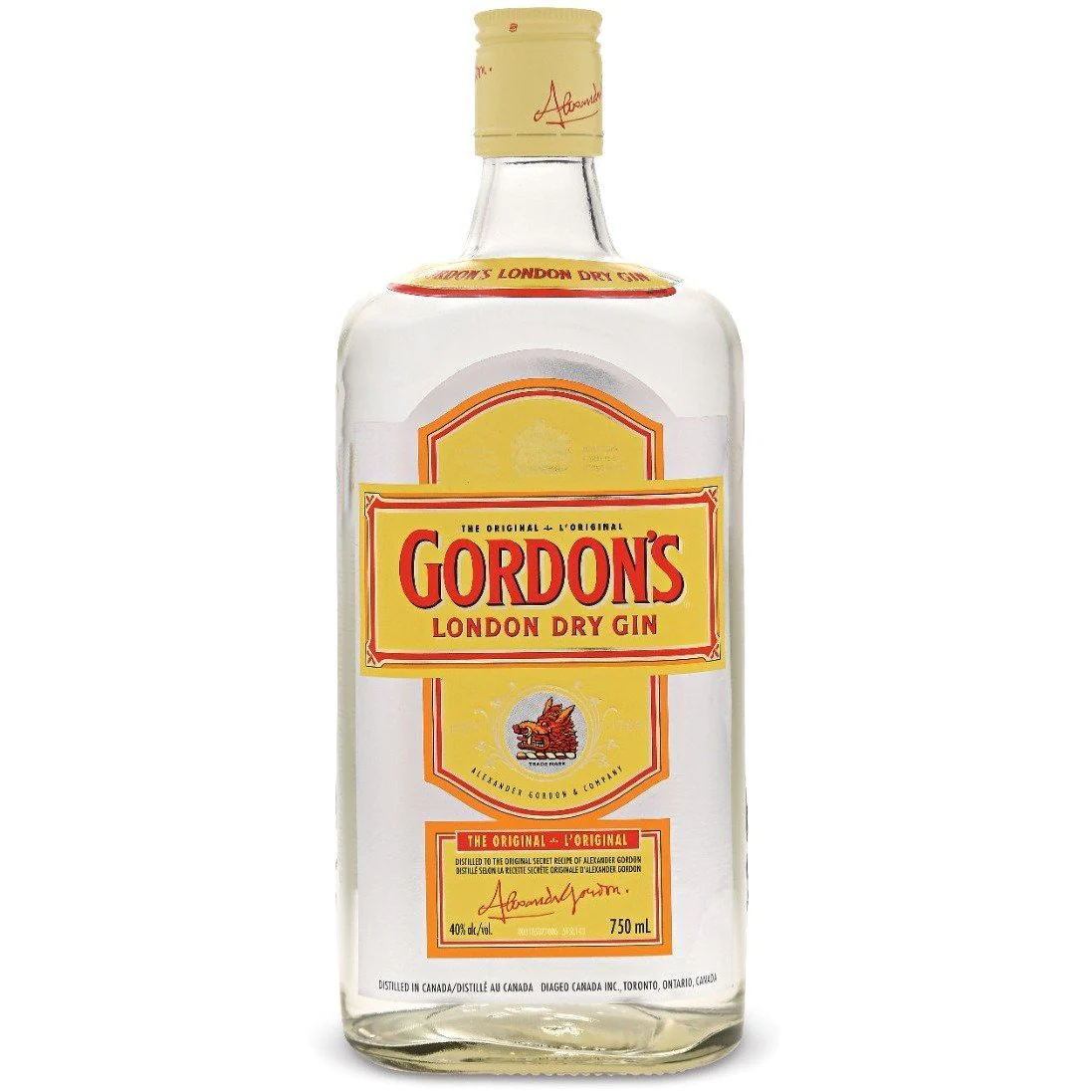 GORDON`S 750(ml) GIN 6 pack box