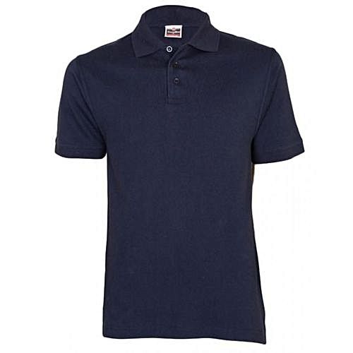 Generic Men’s Polo T-Shirt – Navy Blue