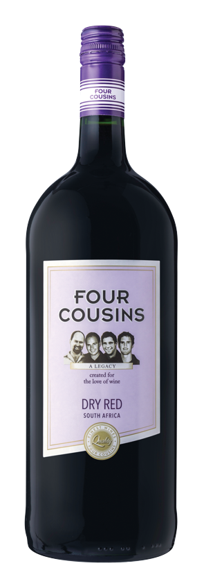 FOUR COUSINS DRY RED 1500(1.5L) DRY WINE 6 pack box
