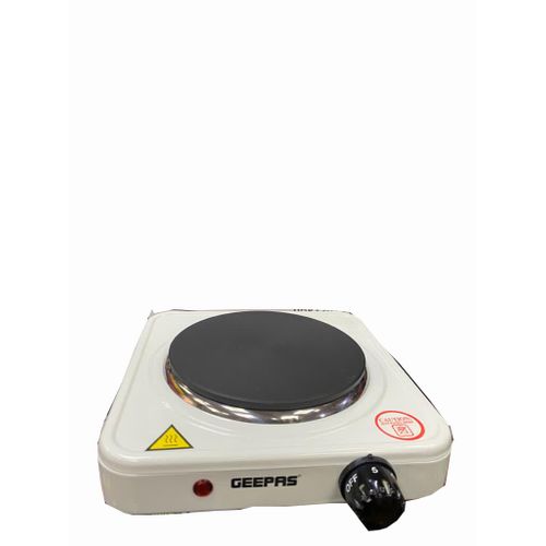 Geepas Single Electric Hot Plate-White