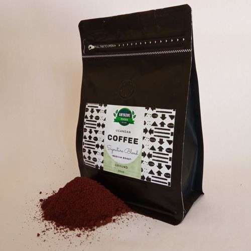 ANYADWE FOODS Signature Blend, Medium Roast, Ground Ugandan Coffee – 250g