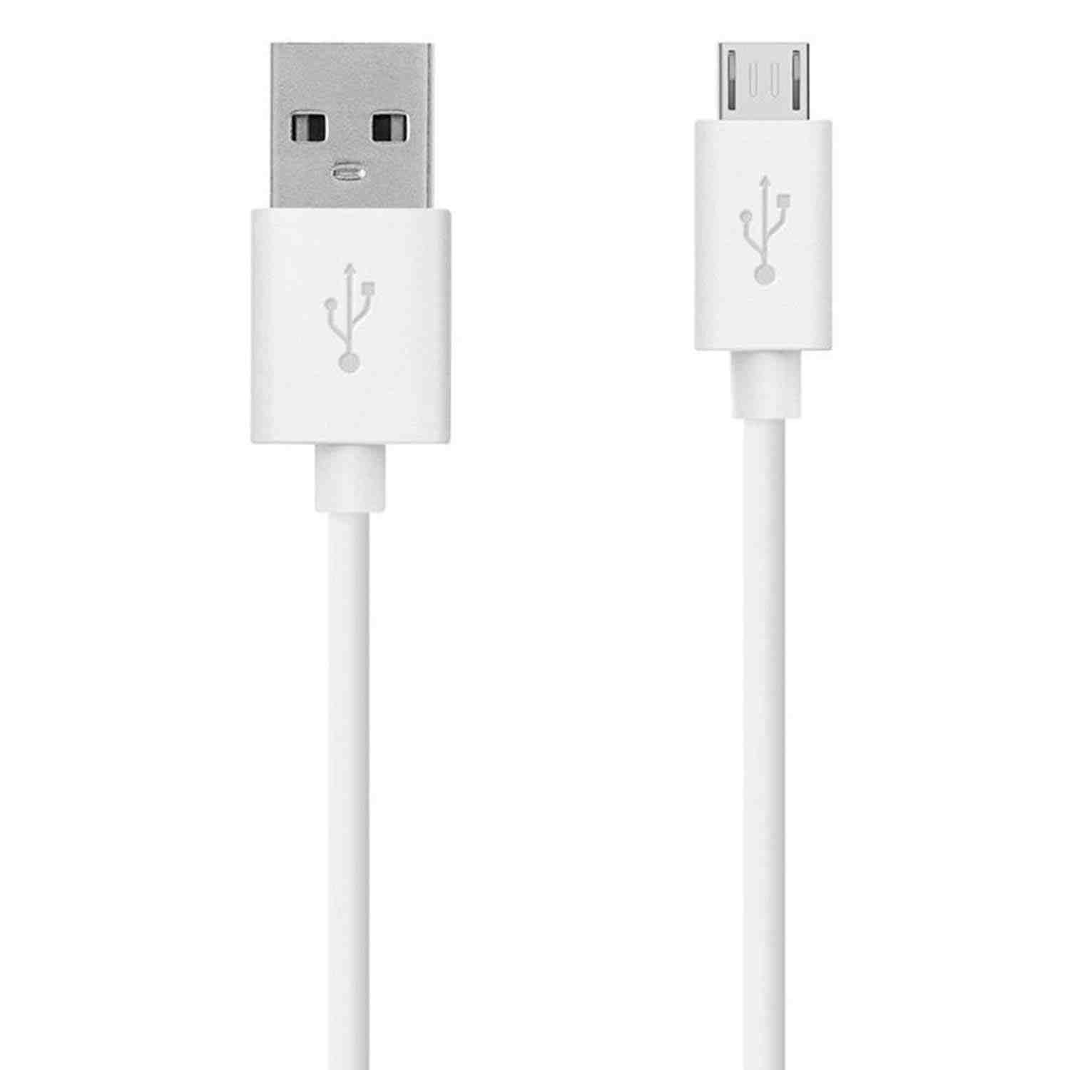 Micro USB fast charging USB Cable | Micro USB Data Cable | Quick Fast Charging Cable | Charger Cable | High Speed Transfer Android V8 Cable (2.4 Amp, 1 M, White)