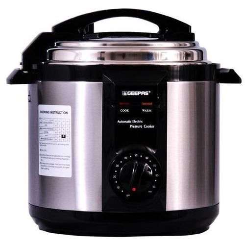 Best Geepass 6 Litres Geepas Electric Pressure Cooker Silver. Online