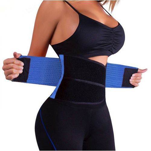 Generic Women’s Waist Trainer Slimming Belt – Blue	